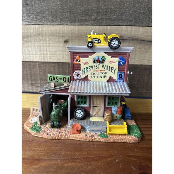 LEMAX Carole Towne Collection - Harvest Valley Tractor Repair -flaws - Picture 1 of 7